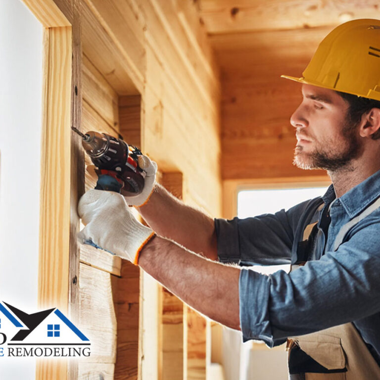 comprehensive remodeling services male professional contractor performing expert residential home remodeling service in interior of home